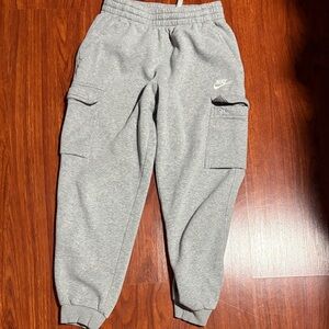 Nike Kids Gray Cargo Jogger Pants